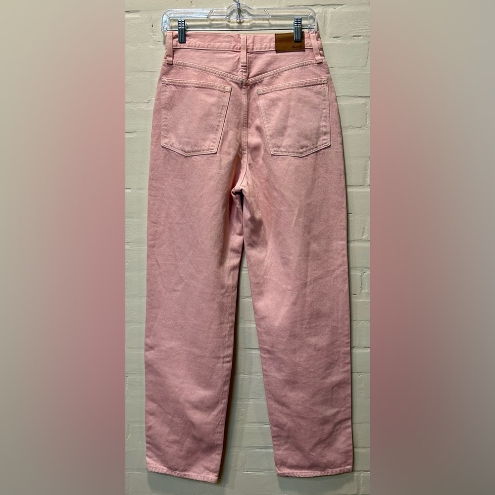 Madewell Dusty Pink Straight-Leg Jeans